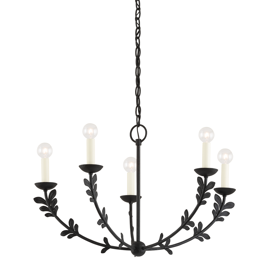 Florian Chandelier - Black Iron