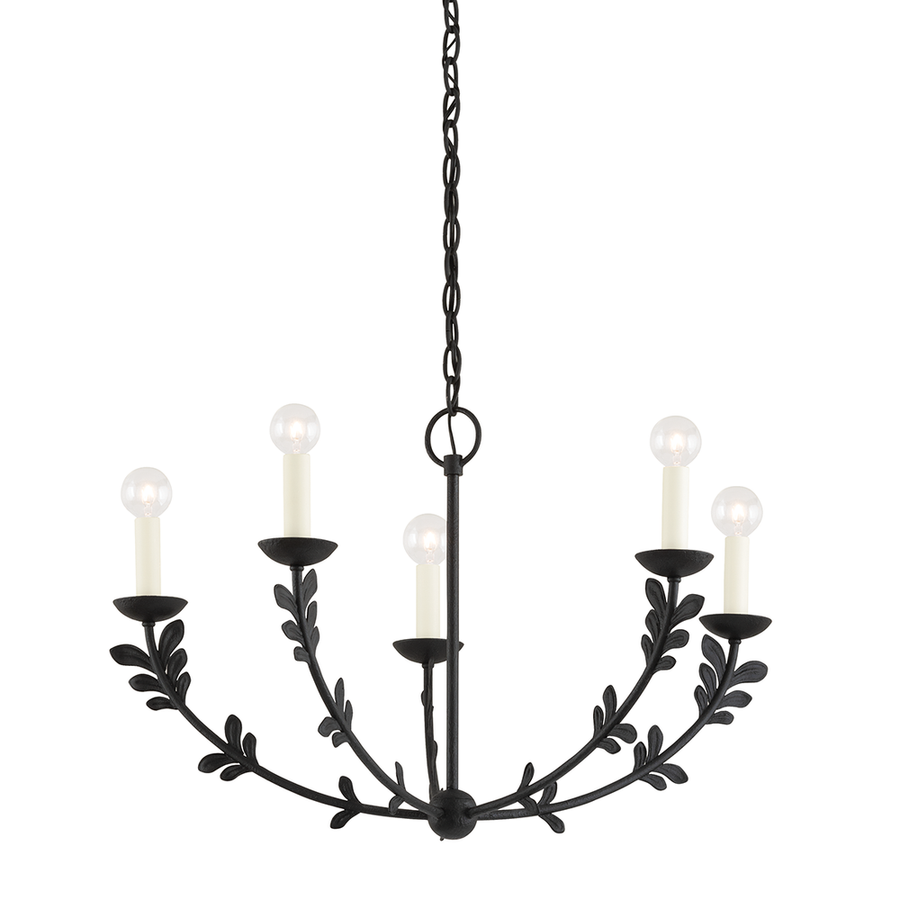 Chandeliers Florian Chandelier - Black Iron