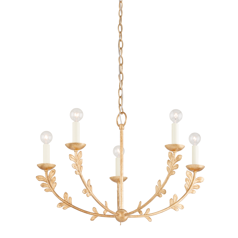 Chandeliers Florian Chandelier - Vintage Gold Leaf