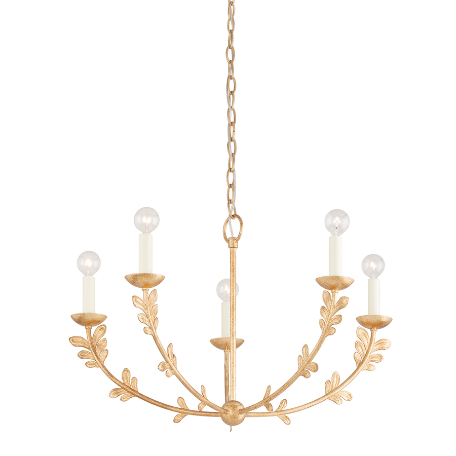 Chandeliers Florian Chandelier - Vintage Gold Leaf