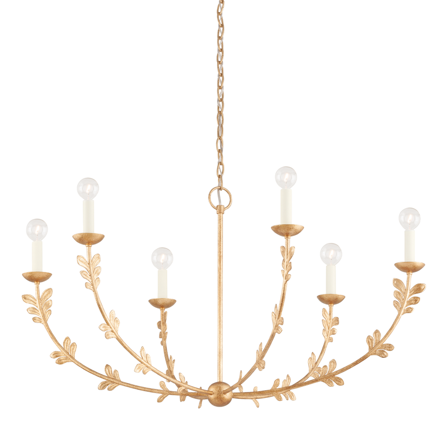Chandeliers Florian Chandelier - Vintage Gold Leaf