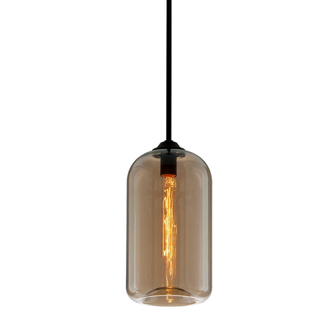 District Pendant - Soft Black