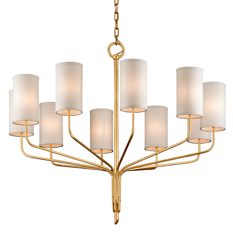 Chandeliers Juniper Chandelier - Gold Leaf