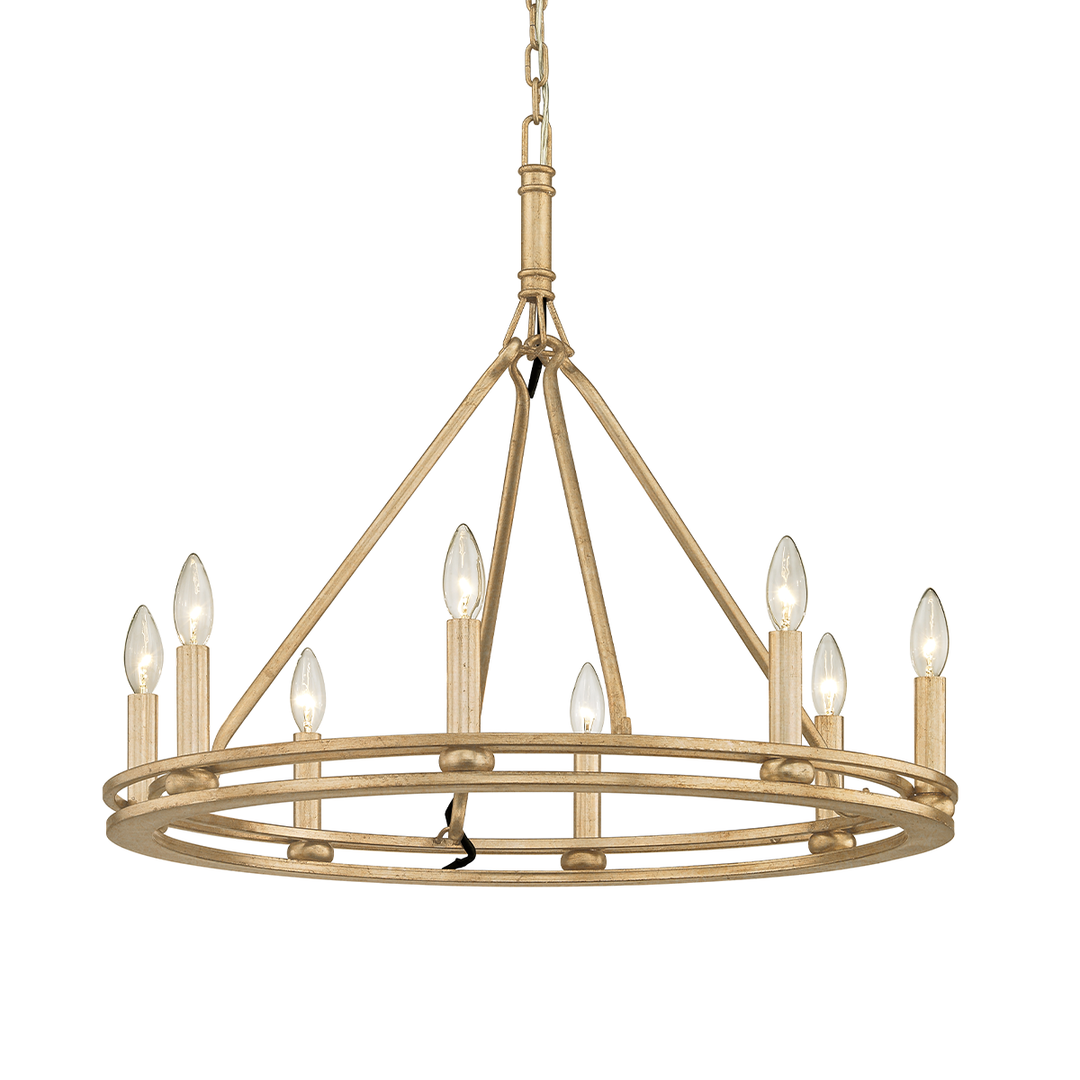 Sutton Chandelier - Champagne Leaf