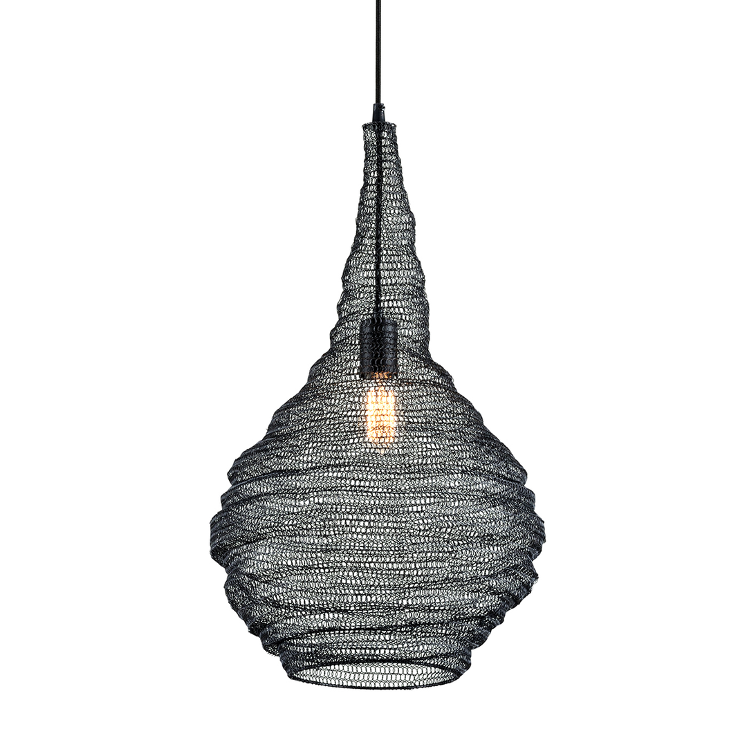 Wabi Sabi Pendant - Soft Black