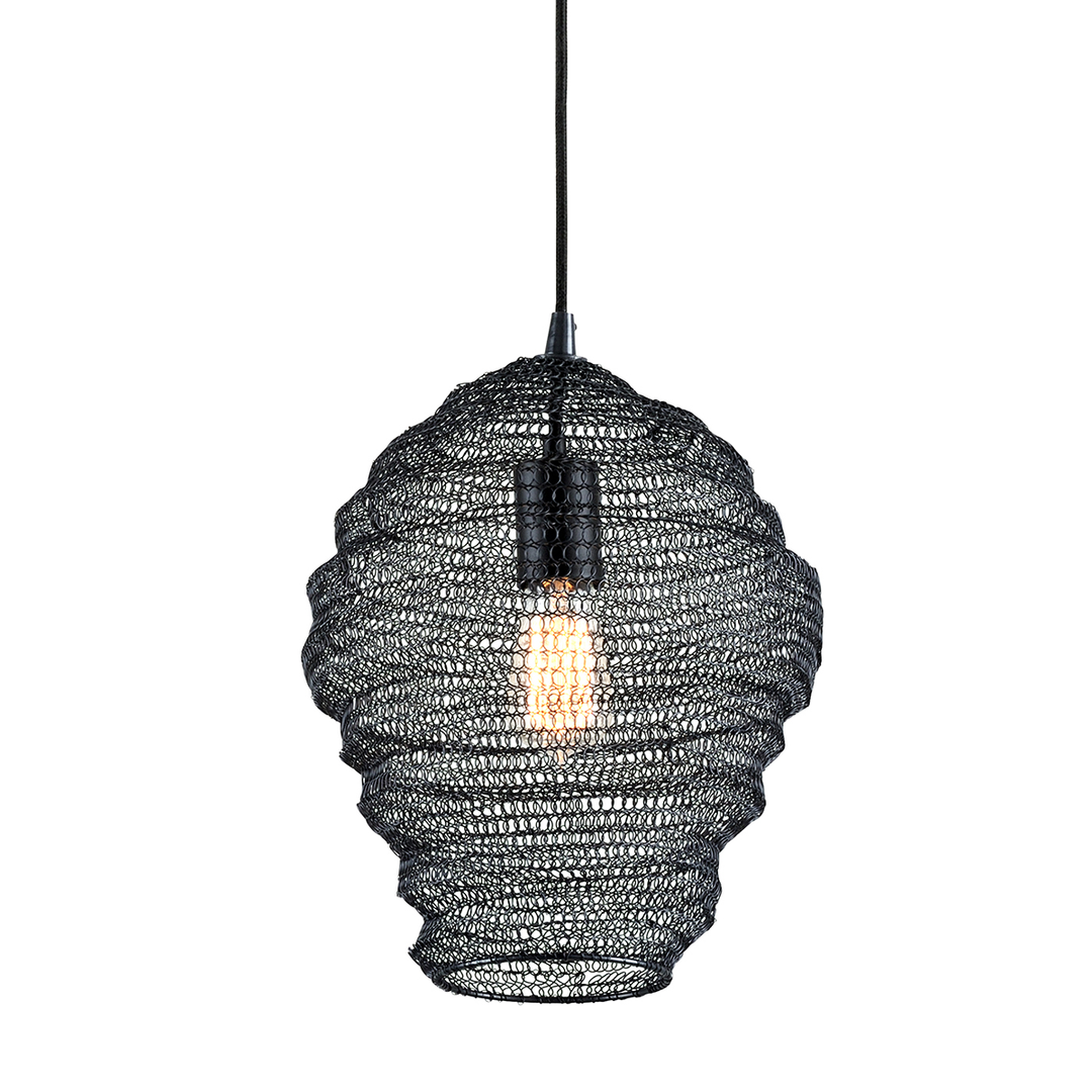 Wabi Sabi Pendant - Soft Black