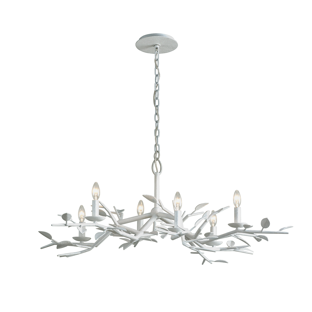 Aubrey Chandelier - Gesso White