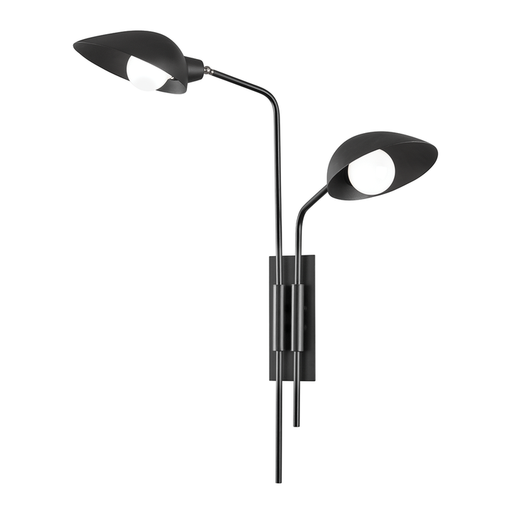 Wall Lighting Leo Plug-In Sconce - Soft Black