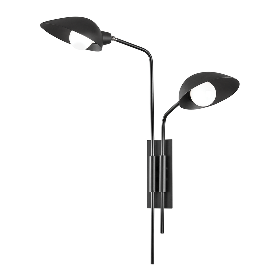 Wall Lighting Leo Plug-In Sconce - Soft Black