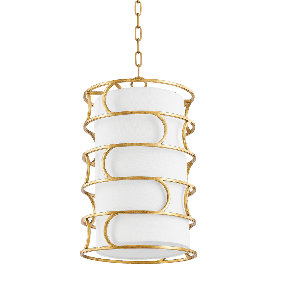 Reedley Pendant - Vintage Gold Leaf