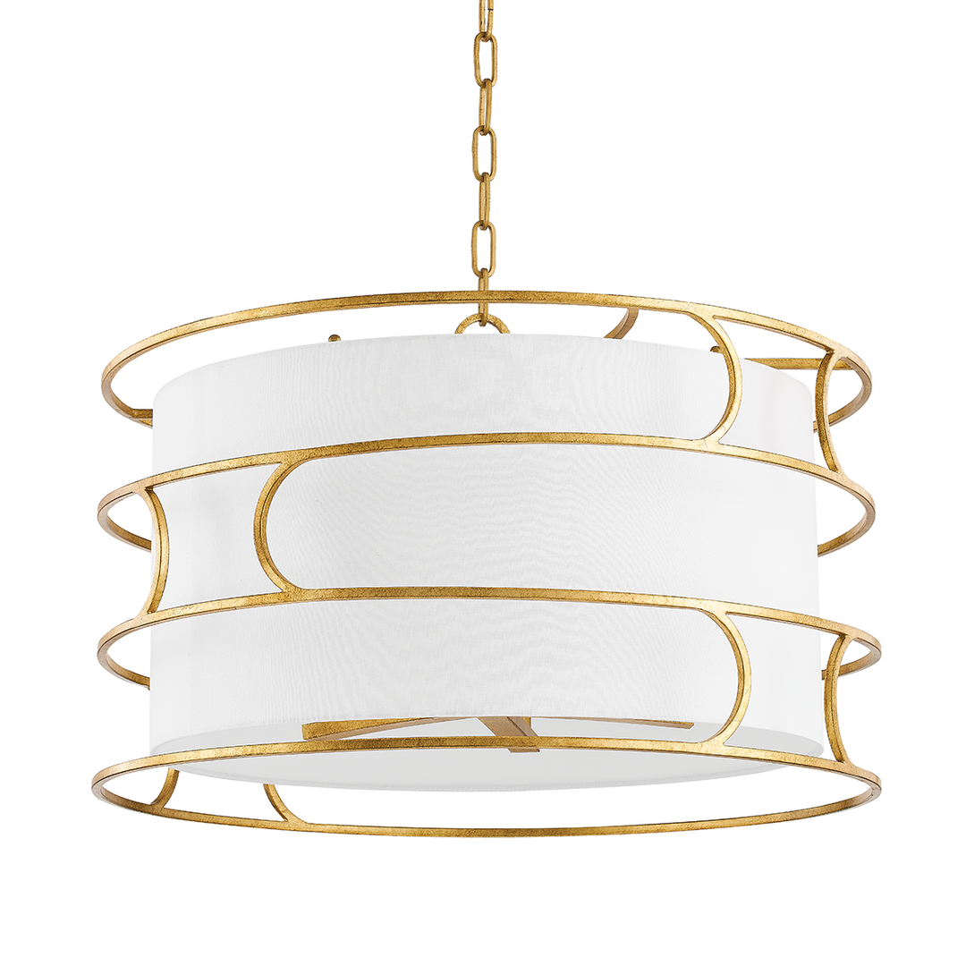 Reedley Chandelier - Vintage Gold Leaf