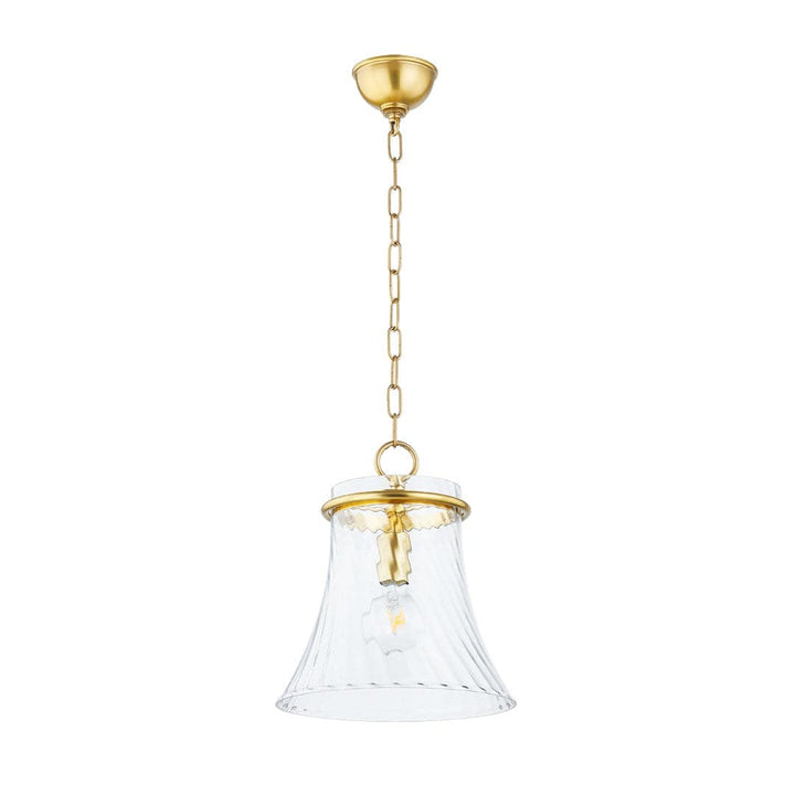 Cantana 1 Light Pendant-Mitzi-HVL-H824701S-AGB-PendantsSmall-Aged Brass-3-France and Son