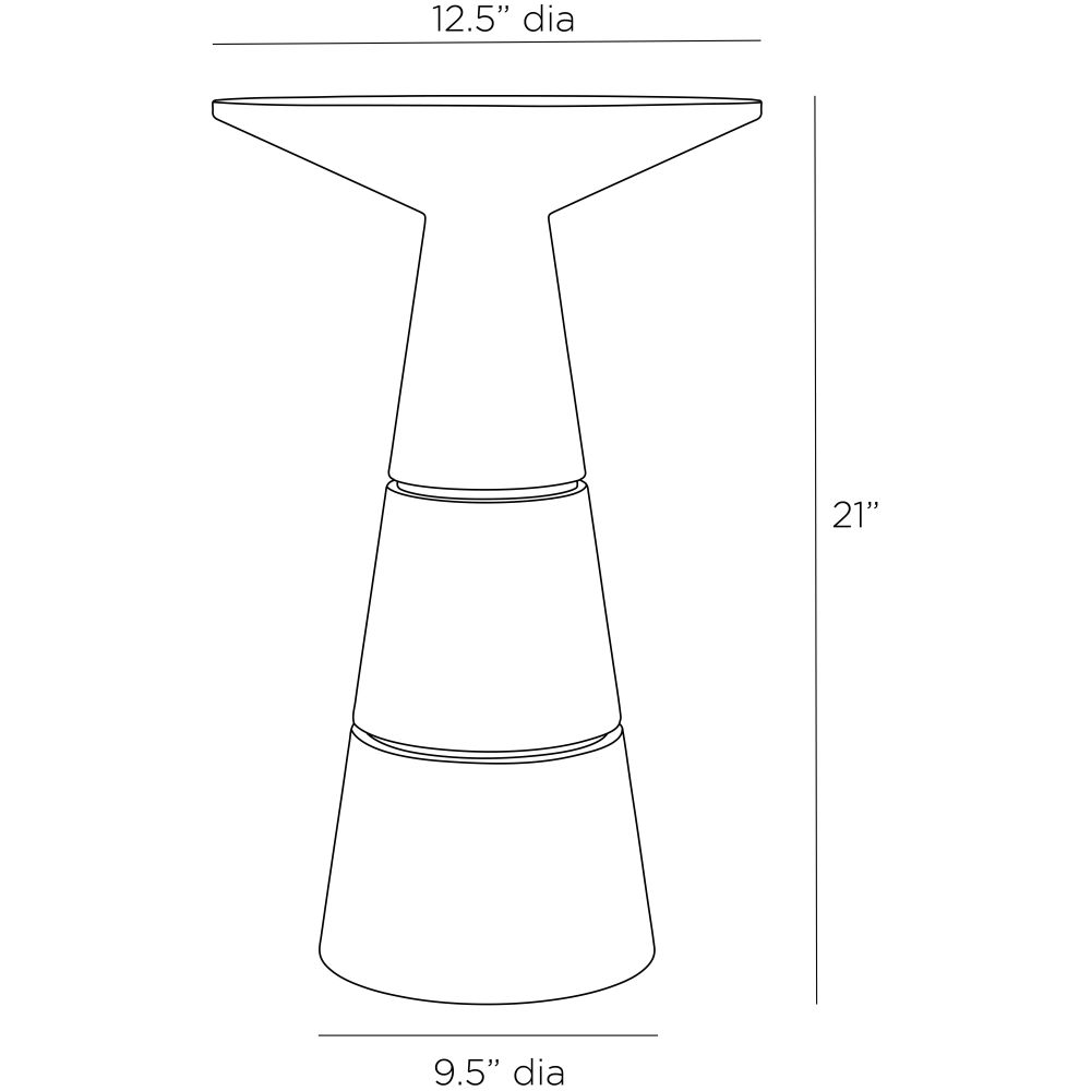 Jorah Accent Table - Black