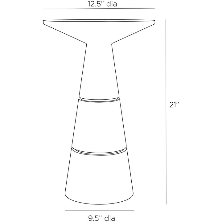 Jorah Accent Table - Black