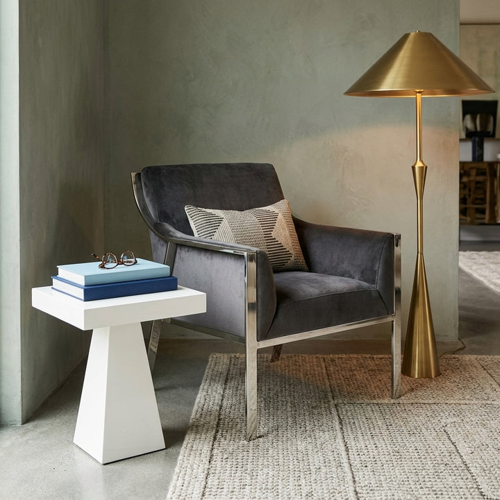 Hyde Armchair - Bella Black Velvet