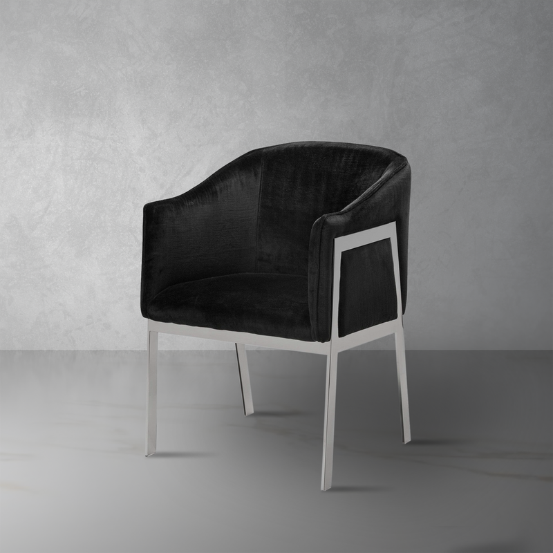 Sunpan Rialto chair-France & Son-FAC1602BLK-Dining Chairs-1-France and Son