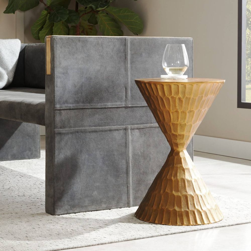 Side Tables Quenton Accent Table - Gold