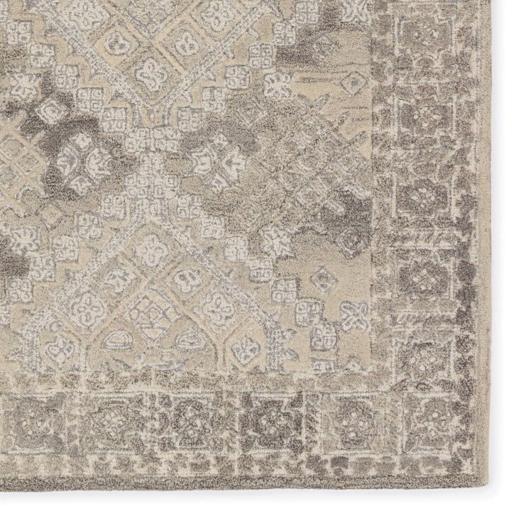 Jaipur Living Nesso Handmade Medallion Gray/ Cream Area Rug (8'X10')