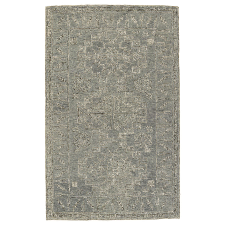 Jaipur Living Keller Handmade Medallion Gray/ Cream Area Rug (10'X14')