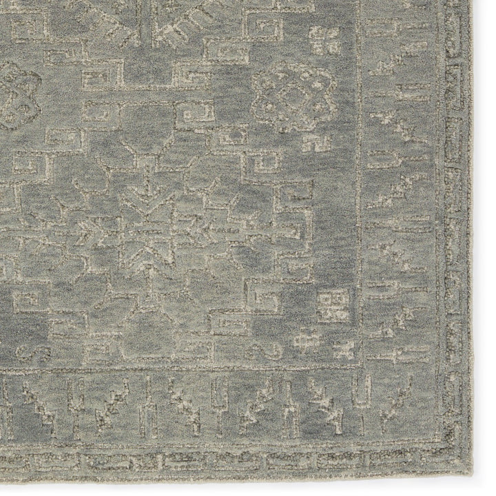 Jaipur Living Keller Handmade Medallion Gray/ Cream Area Rug (8'X10')