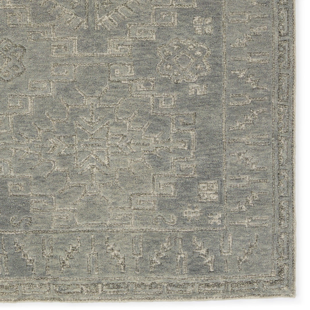 Jaipur Living Keller Handmade Medallion Gray/ Cream Area Rug (10'X14')