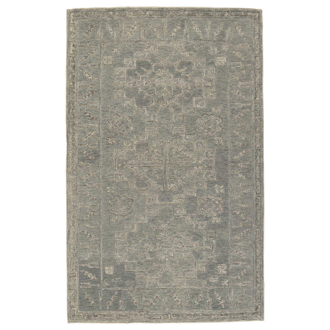 Jaipur Living Keller Handmade Medallion Gray/ Cream Area Rug (8'X10')