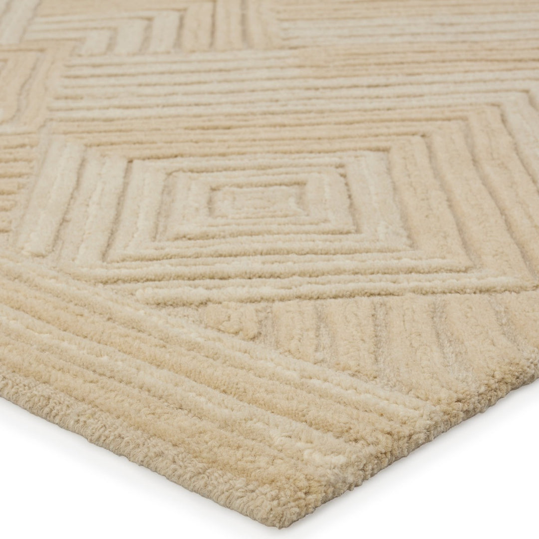 Jaipur Living Silva Handmade Chevron Beige Area Rug (10'X14')