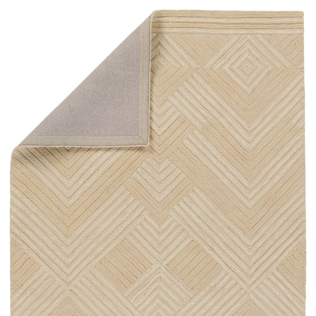 Jaipur Living Silva Handmade Chevron Beige Area Rug (9'X12')