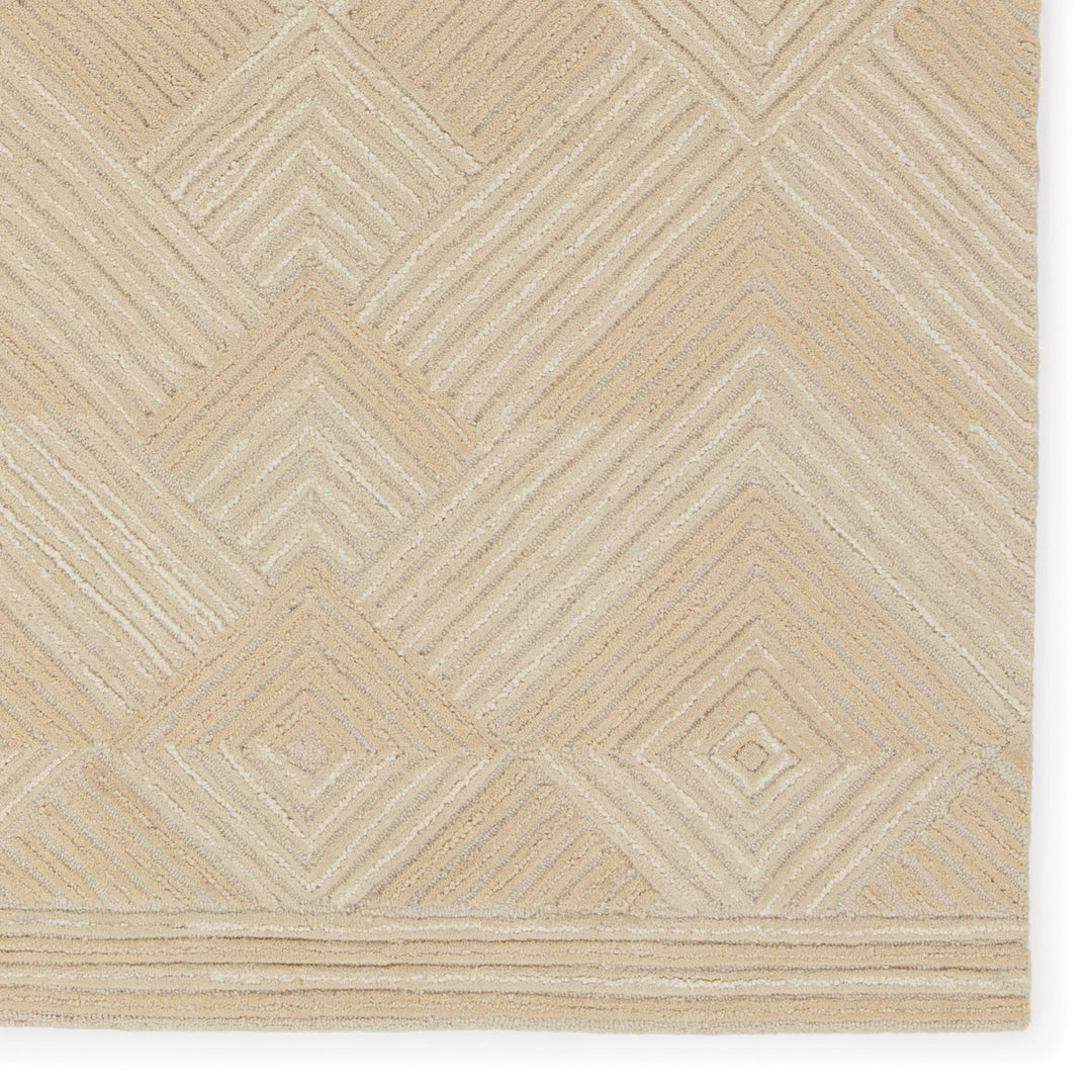 Jaipur Living Silva Handmade Chevron Beige Area Rug (5'X8')