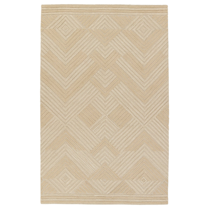 Jaipur Living Silva Handmade Chevron Beige Area Rug (9'X12')