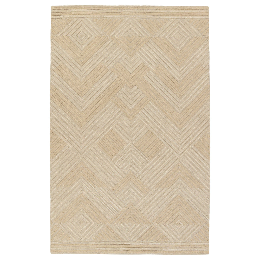 Jaipur Living Silva Handmade Chevron Beige Area Rug (10'X14')