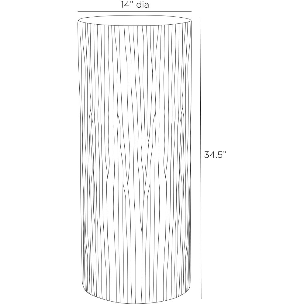 Meadow Outdoor Pedestal - Black