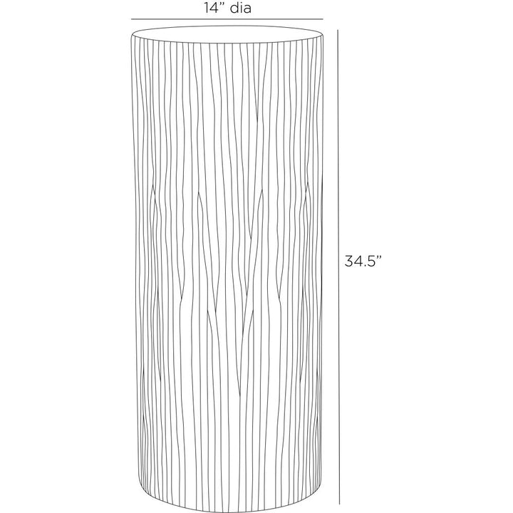 Meadow Outdoor Pedestal - Black