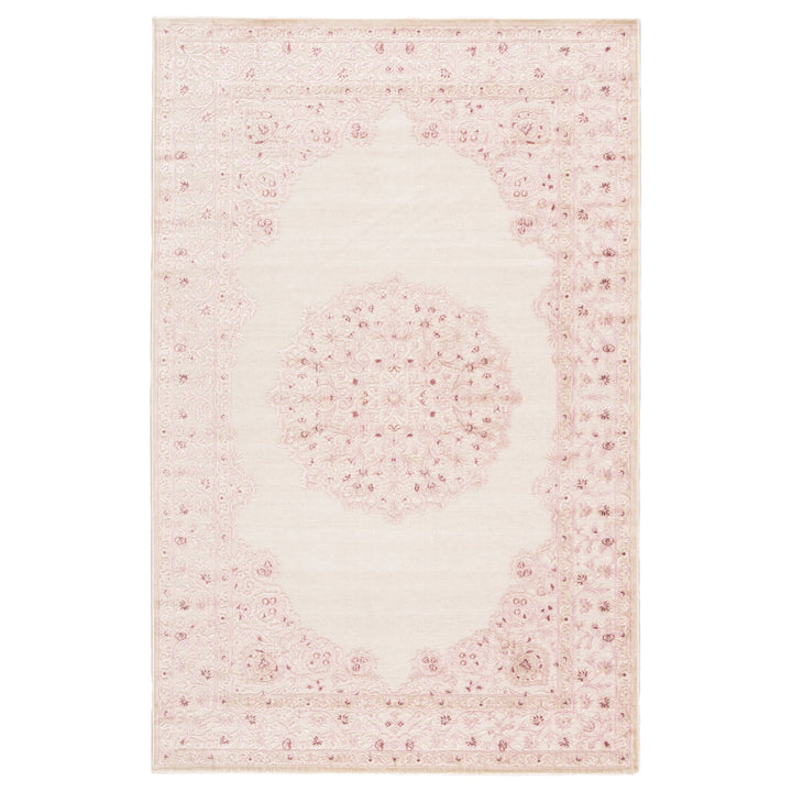 Jaipur Living Malo Medallion Pink/ White Area Rug (6'X9')