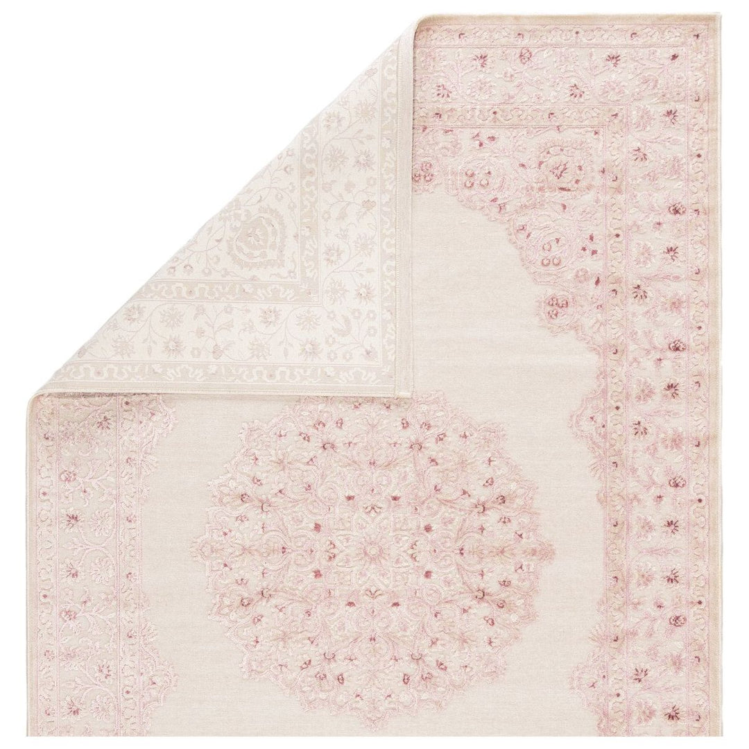 Jaipur Living Malo Medallion Pink/ White Area Rug (6'X9')