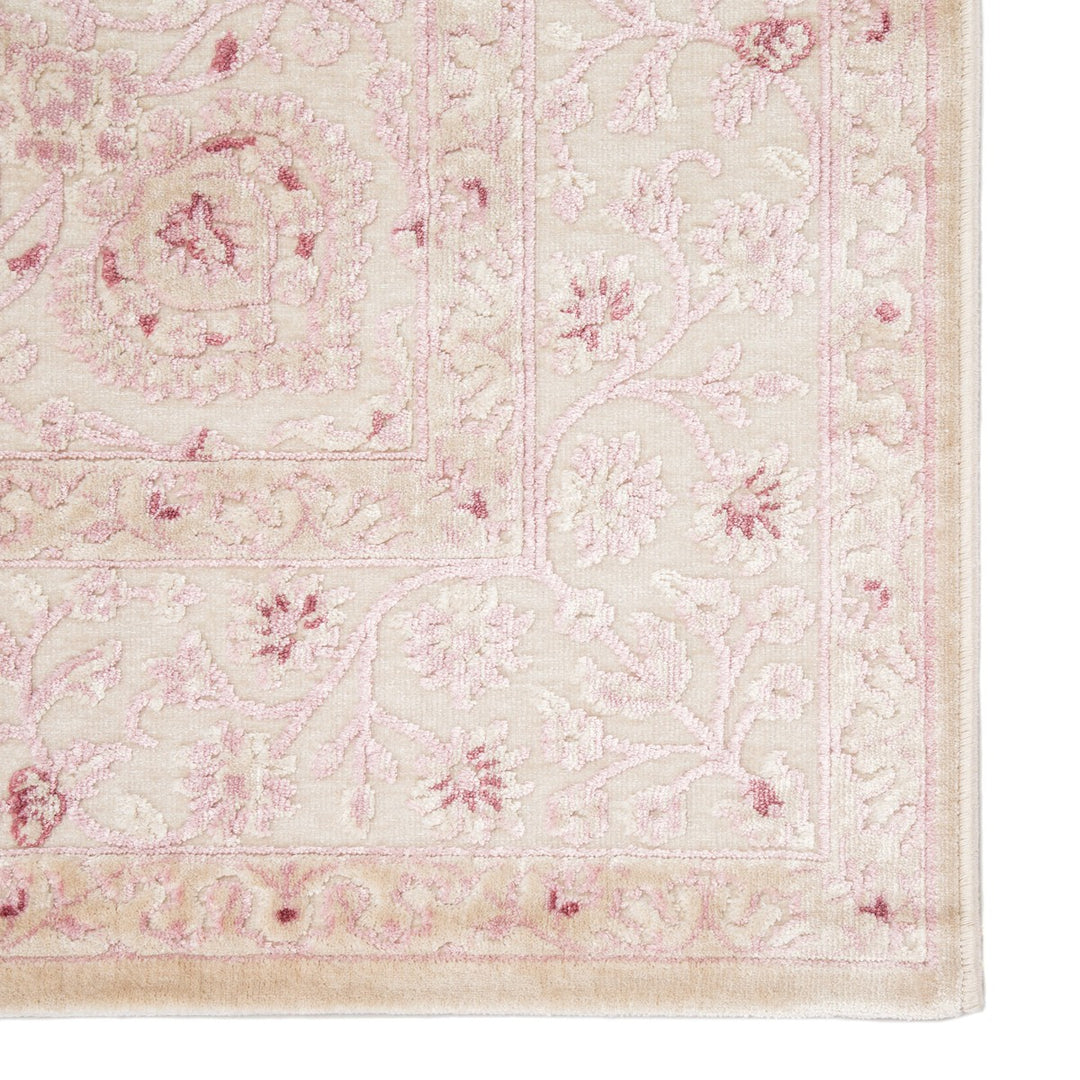 Jaipur Living Malo Medallion Pink/ White Area Rug (6'X9')