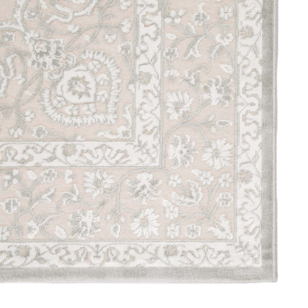 Jaipur Living Malo Medallion Gray/ White Area Rug (2'X3')