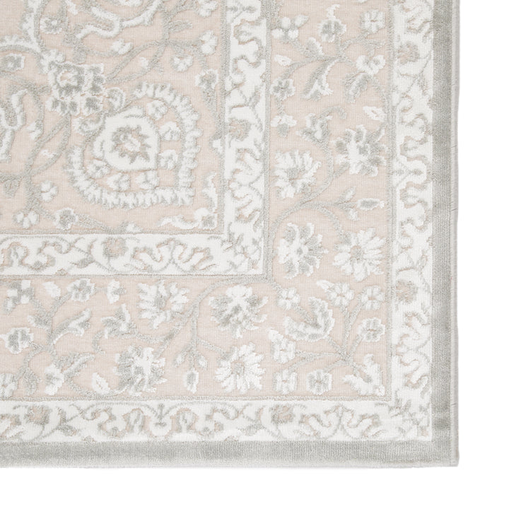 Jaipur Living Malo Medallion Gray/ White Area Rug (2'X3')