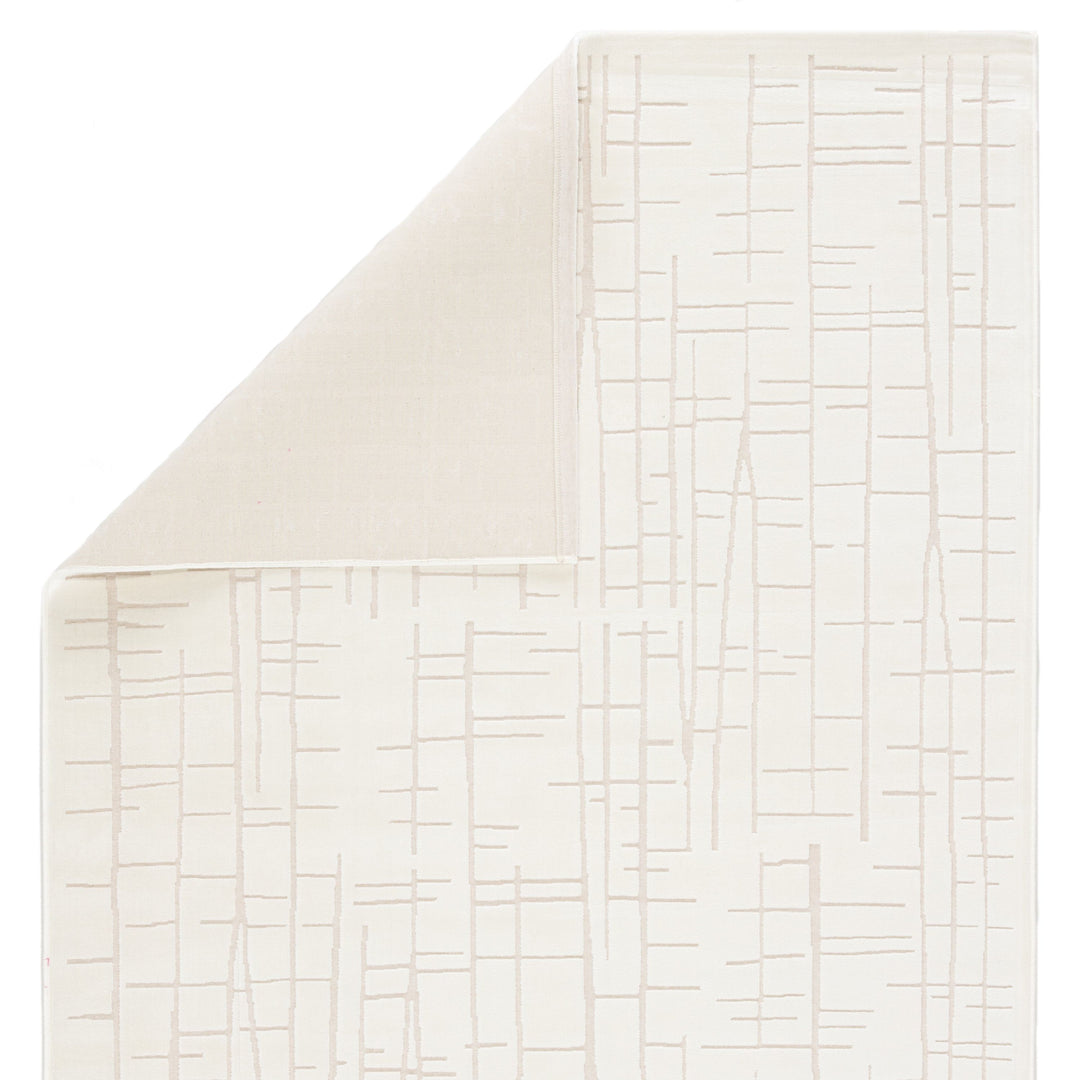 Jaipur Living Palmer Abstract White/ Cream Area Rug (7'6"X9'6")