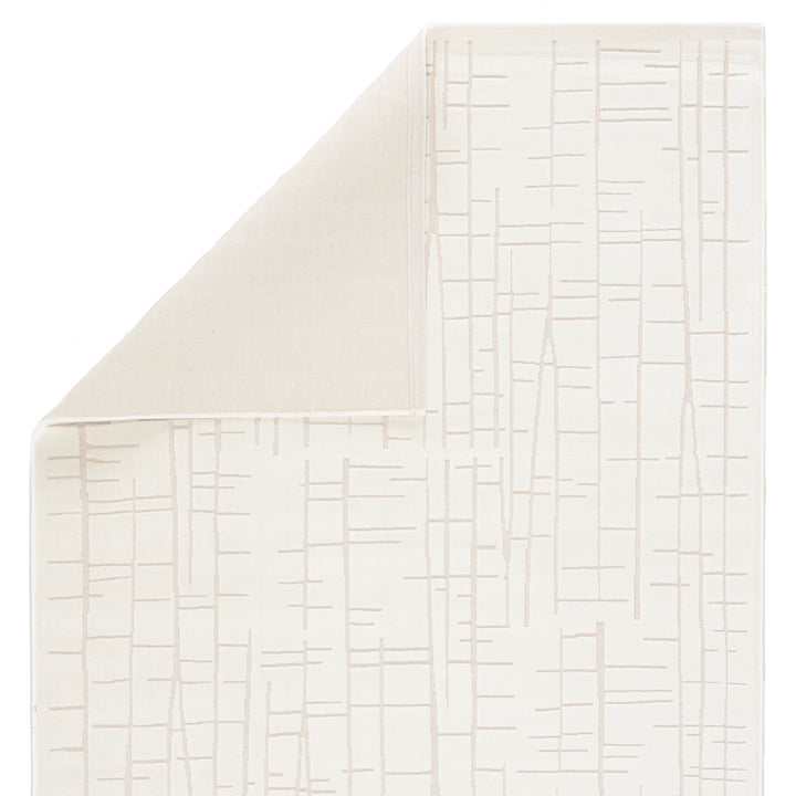 Jaipur Living Palmer Abstract White/ Cream Area Rug (7'6"X9'6")