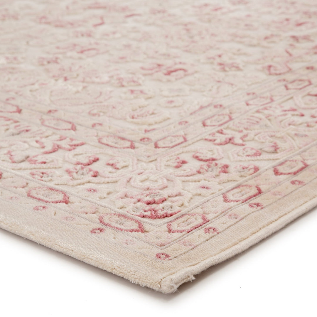 Jaipur Living Regal Damask Ivory/ Pink Area Rug (7'6"X9'6")