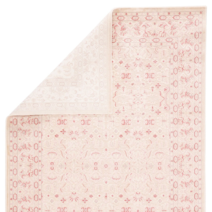 Jaipur Living Regal Damask Ivory/ Pink Area Rug (7'6"X9'6")