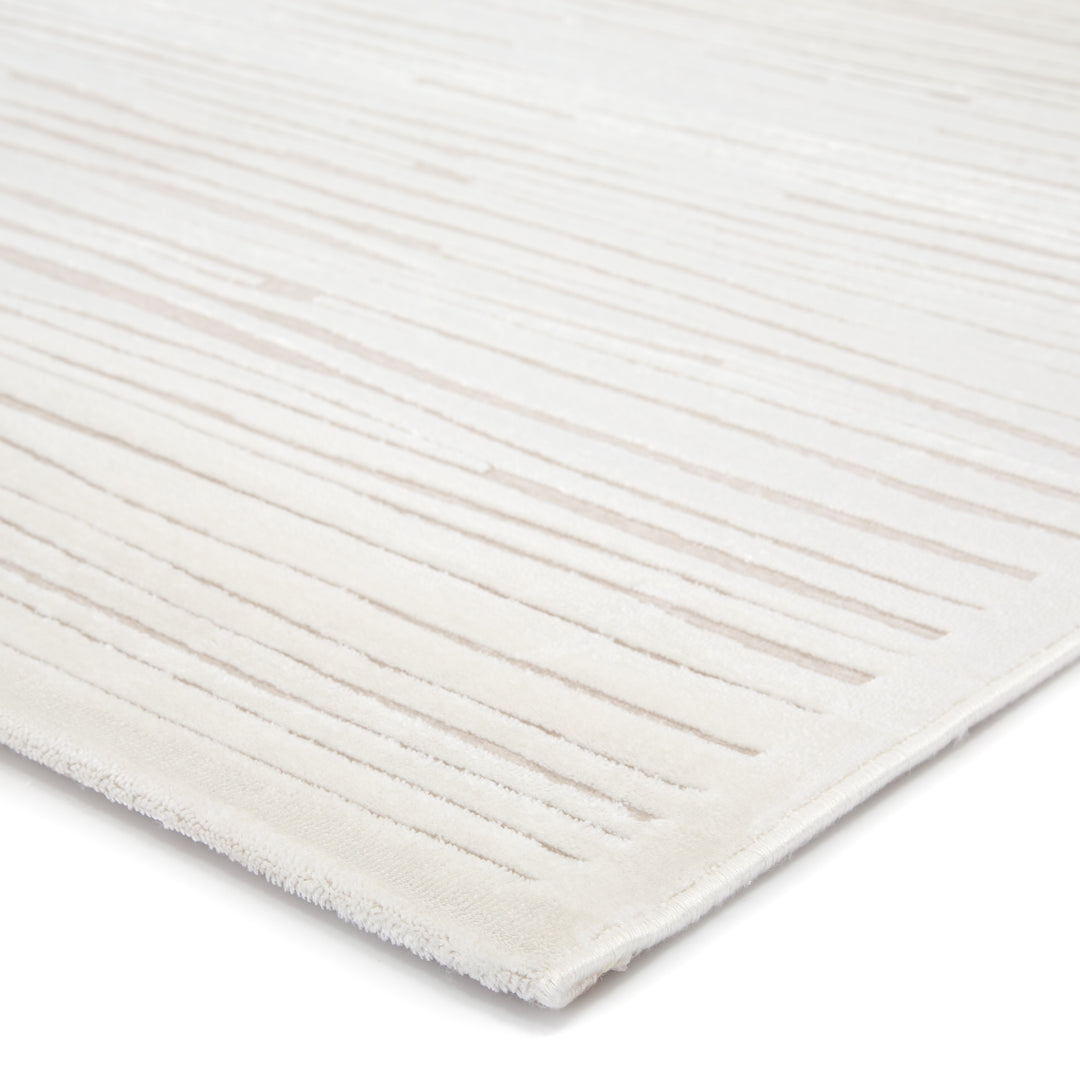 Jaipur Living Linea Abstract White/ Ivory Runner Rug (2'6"X8')