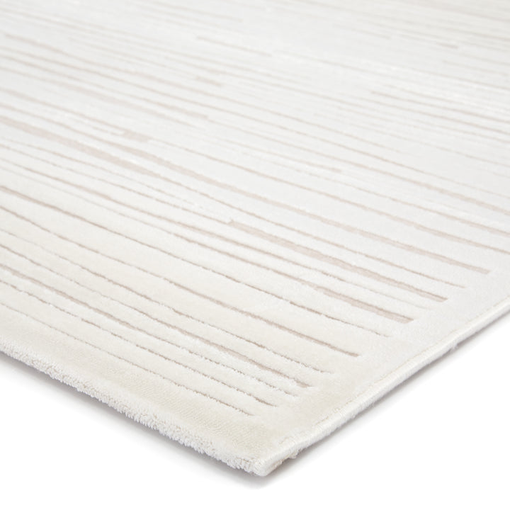 Jaipur Living Linea Abstract White/ Ivory Runner Rug (2'6"X8')