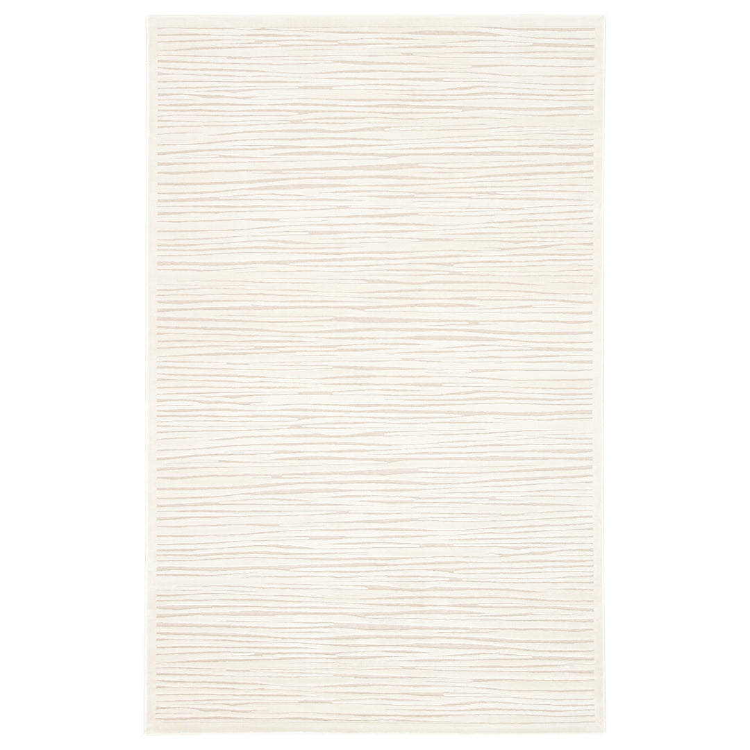 Jaipur Living Linea Abstract White/ Ivory Runner Rug (2'6"X8')