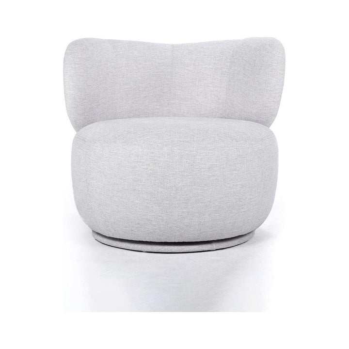 Bun Swivel Chair-France & Son-FB7001OWHT-Lounge Chairs-2-France and Son