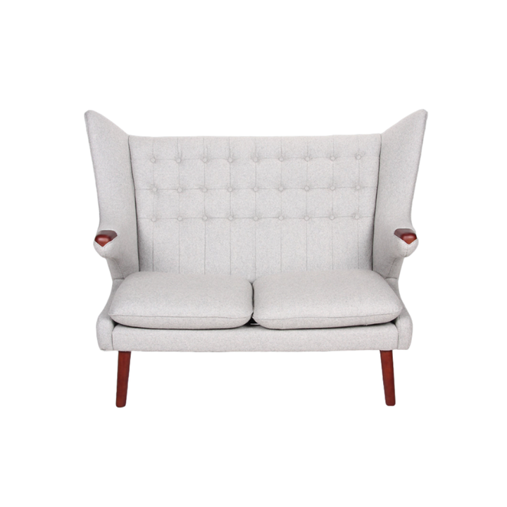 Wegner Papa Bear Sofa - Grey