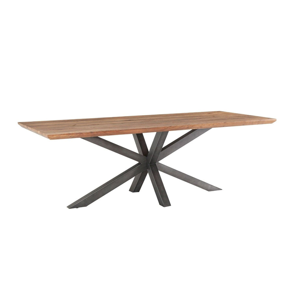 Bern 88" Dining Table Smoked Acacia-Home Trends & Designs-HOMETD-FBR-DT88SA-Dining Tables-2-France and Son
