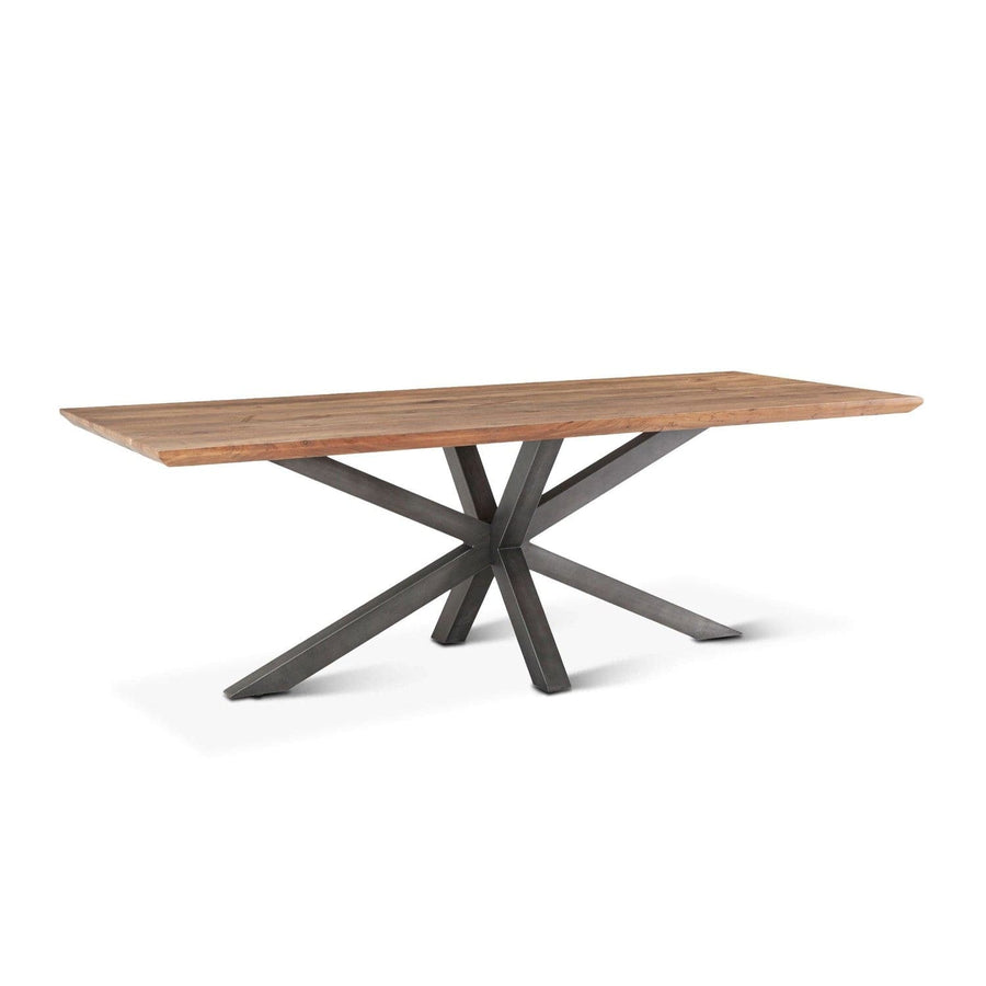 Bern 88" Dining Table Smoked Acacia-Home Trends & Designs-HOMETD-FBR-DT88SA-Dining Tables-1-France and Son