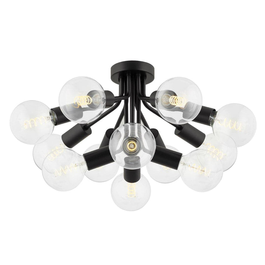 Drea Semi Flush-Mitzi-HVL-H680612-SBK-Flush Mounts-1-France and Son